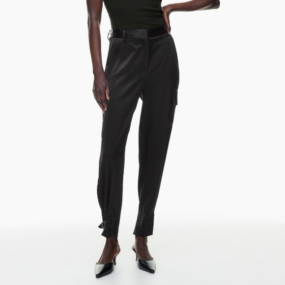 Aritzia Refiner Satin Cargo Pants - Picture 5 of 7